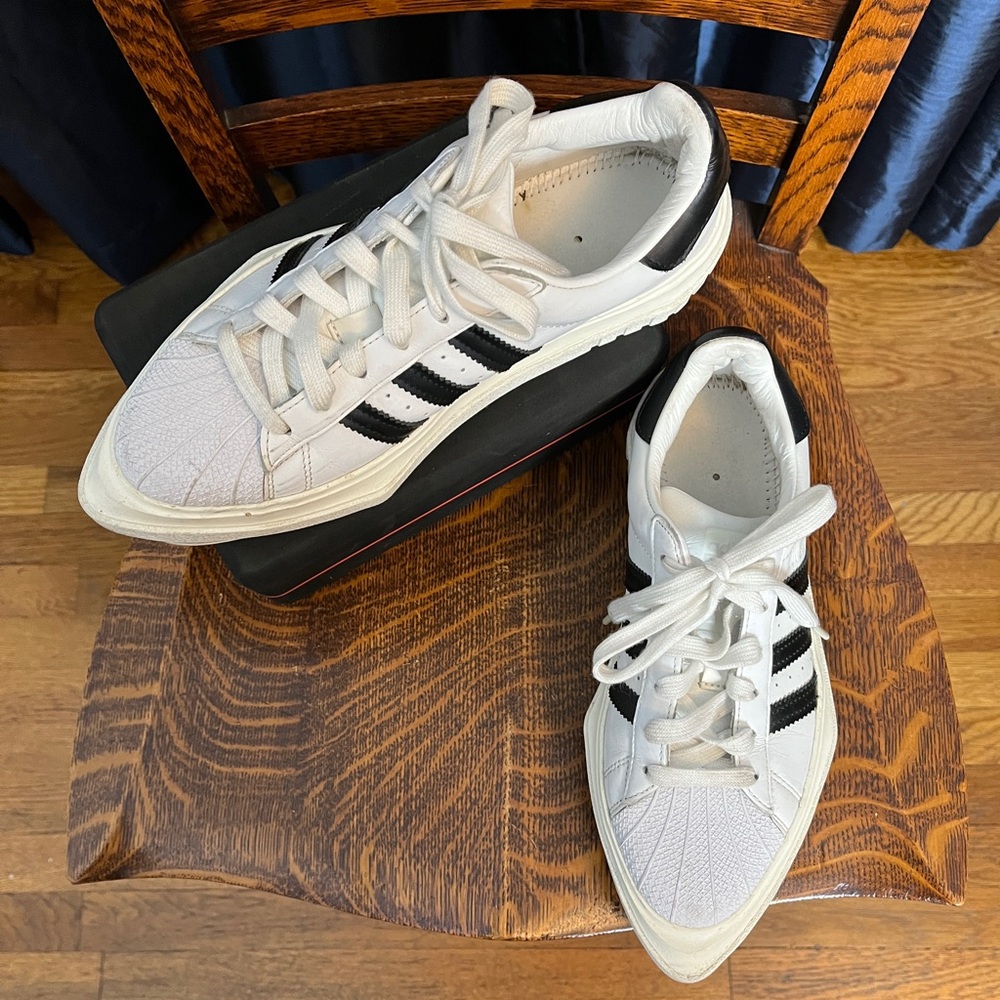 Beyoncé x Adidas Superstar Platform Pointed Toe Sneakers
